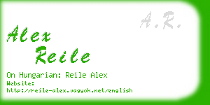 alex reile business card